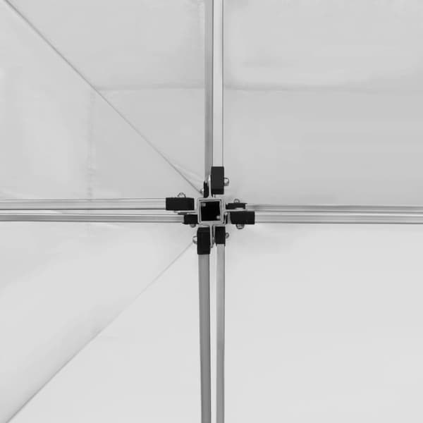 foldbart festtelt aluminium 4,5 x 3 m hvid