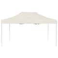 Miniatyrbillede 3 af 8: foldbart festtelt aluminium 4,5 x 3 m cremefarvet