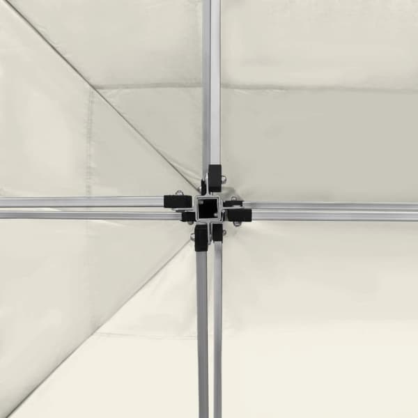 foldbart festtelt aluminium 4,5 x 3 m cremefarvet