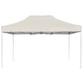 Miniatyrbillede 2 af 8: foldbart festtelt aluminium 4,5 x 3 m cremefarvet