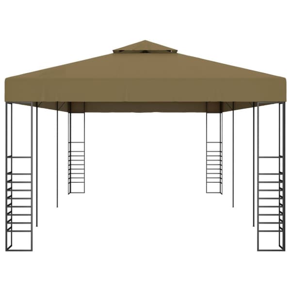 Paviljong 6x3x2,7 m taupe 180 g/m²