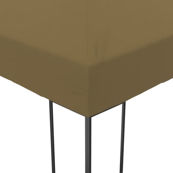 Paviljong 6x3x2,7 m taupe 180 g/m²