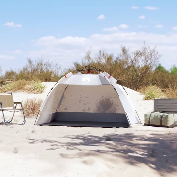 2-personers campingtelt vandtæt quick-release grå