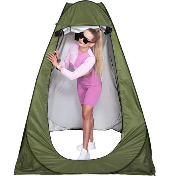SPRINGOS® Beach Omklädningsrum Multifunktionelt tält 120 x 120 x 190 cm Stranddusch med popup-väska