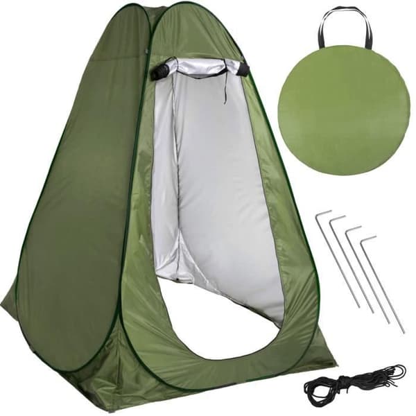 SPRINGOS® Beach Omklädningsrum Multifunktionelt tält 120 x 120 x 190 cm Stranddusch med popup-väska