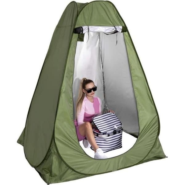 SPRINGOS® Beach Omklädningsrum Multifunktionelt tält 120 x 120 x 190 cm Stranddusch med popup-väska