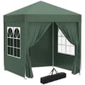 Miniatyrbillede 10 af 10: Rootz 2x2m foldepavillon - Pavillon - Øltelt - Hurtig opsætning - UV-beskyttelse - Høj stabilitet - 2L x 2W x 2,4H m - Stål & Oxford stof