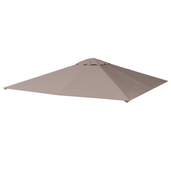 Rootz Gazebo -katon vaihto - Katoksen kansi - Paviljongin yläosa - Kestävä ja säänkestävä - Veden- ja UV-kestävä - Helppo asennus - L298 x L295 cm - P