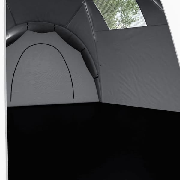 Rootz Camping Teltta - Tunneliteltta - Perheteltta - Tilava - Kestävä - Vedenpitävä - 220L x 188L x 150K cm (Makuuhuone), 495L x 415W cm (Olohuone)