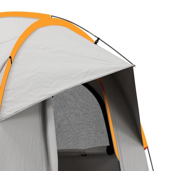 Rootz Car Telt Camping Telt - Car Shelter - Udendørs baldakin - 3 døre - Vejrbestandig - 239cm x 210cm x 210cm - Orange + Grå
