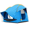 Miniatyrbild 10 av 10: Rootz Biltält Campingtält - Bilskydd - Utomhustak - 3 dörrar - Väderbeständig - 239cm x 210cm x 210cm - Orange + Blå