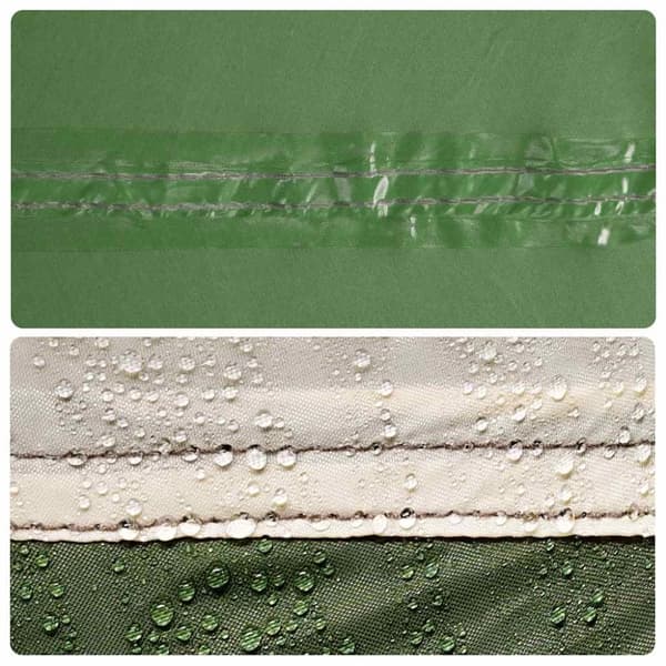 vidaXL Tarp grön 420x440 cm vattentät