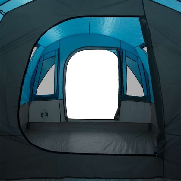 vidaXL Campingtält tunnel 3 personer blå vattentätt