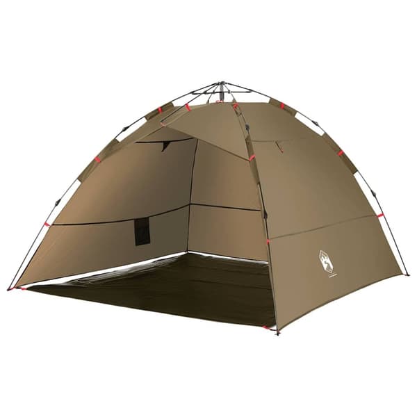 vidaXL 4-personers fisketelt quick release olivengrøn