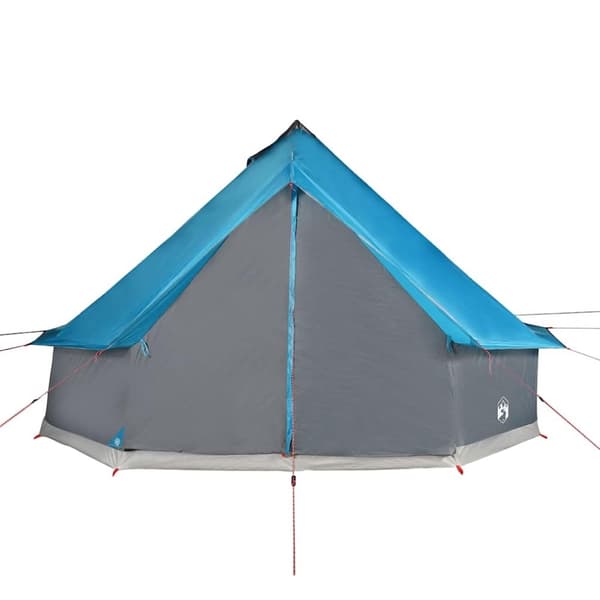 vidaXL Familietelt tipi for 12 personer blå vanntett