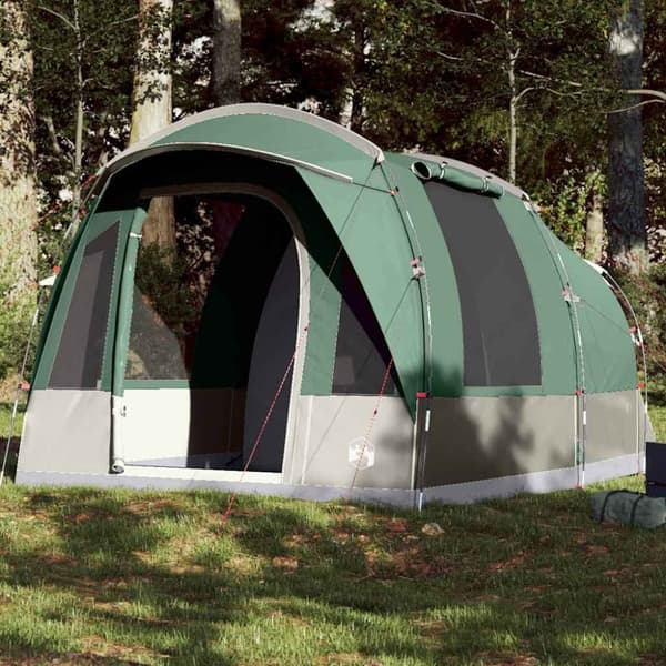 vidaXL Tunneltelt for camping 3 personer grønn vanntett