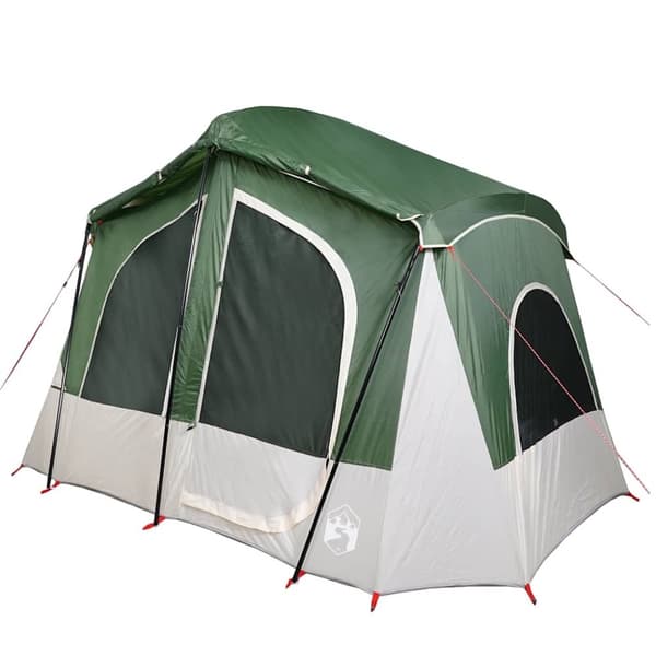 vidaXL Campingtelt 5 personer grønn vanntett