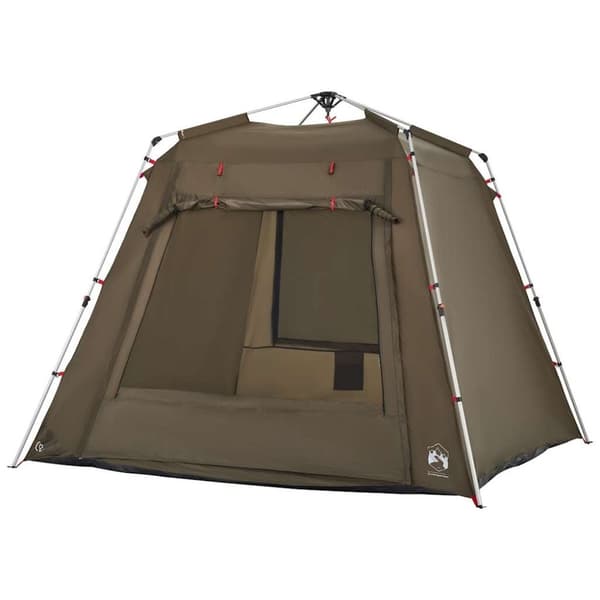 vidaXL 4-personers fisketelt quick release olivengrøn
