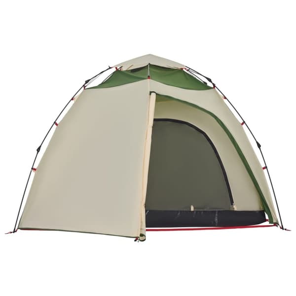 vidaXL 4-personers campingtelt quick-release grøn