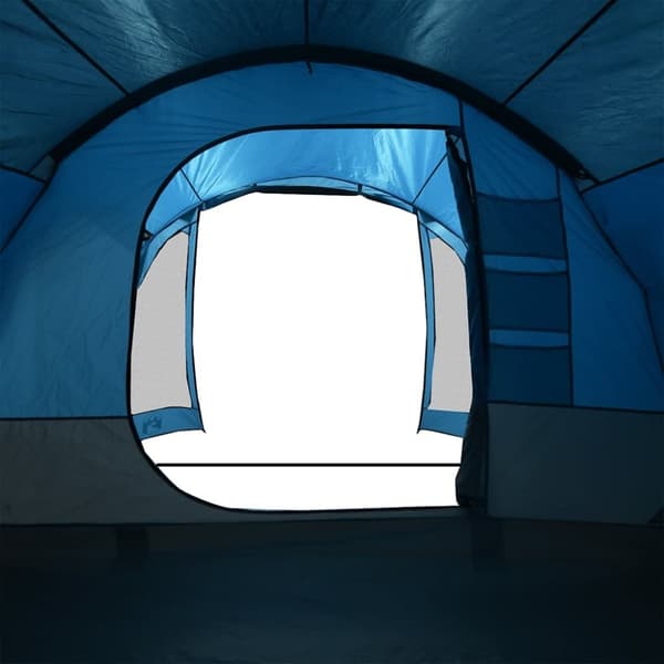 vidaXL Campingtält tunnel 8 personer blå vattentätt