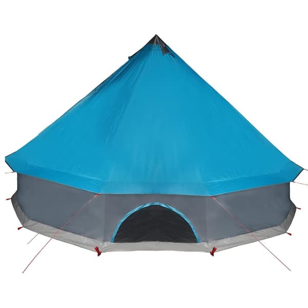 vidaXL Familietelt tipi for 10 personer blå vanntett