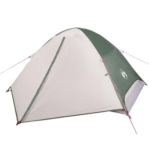 vidaXL 4-personers campingtelt vandtæt kuppel grøn