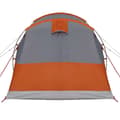 Miniatyrbilde 8 av 11: vidaXL Tunneltelt for camping 3 personer grå og oransje vanntett