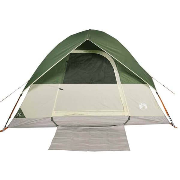 vidaXL 4-personers campingtelt vandtæt kuppel grøn