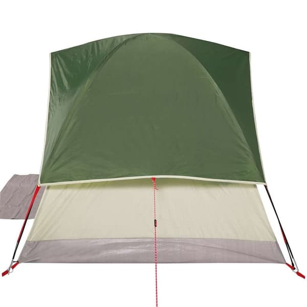 vidaXL 4-personers campingtelt vandtæt kuppel grøn