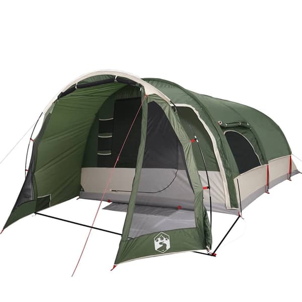 vidaXL 8-personers campingtelt vandtæt grøn