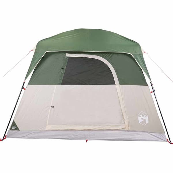 vidaXL 4-personers campingtelt vandtæt grøn