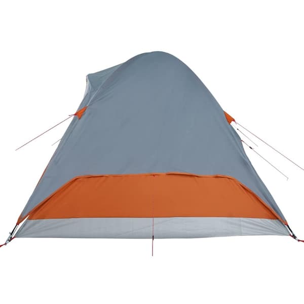 vidaXL Kuppeltelt for camping 6 personer oransje vanntett