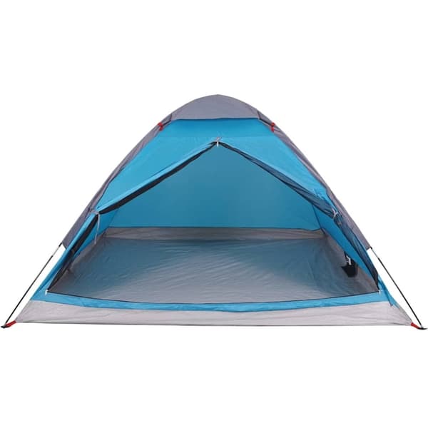 vidaXL Kuppeltelt for camping 4 personer blå vanntett