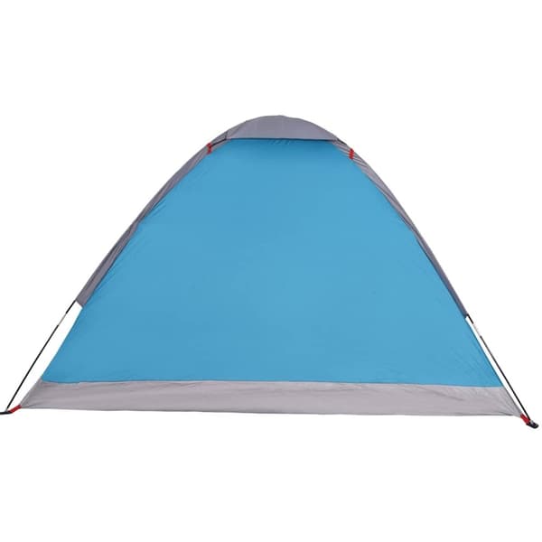 vidaXL Kuppeltelt for camping 4 personer blå vanntett