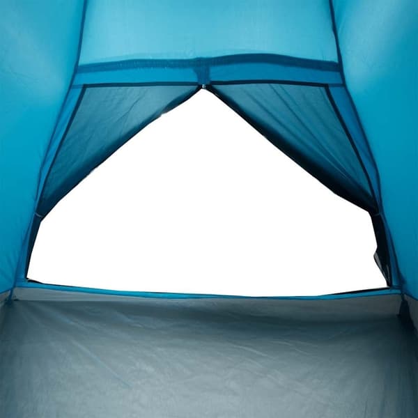 vidaXL Kuppeltelt for camping 4 personer blå vanntett
