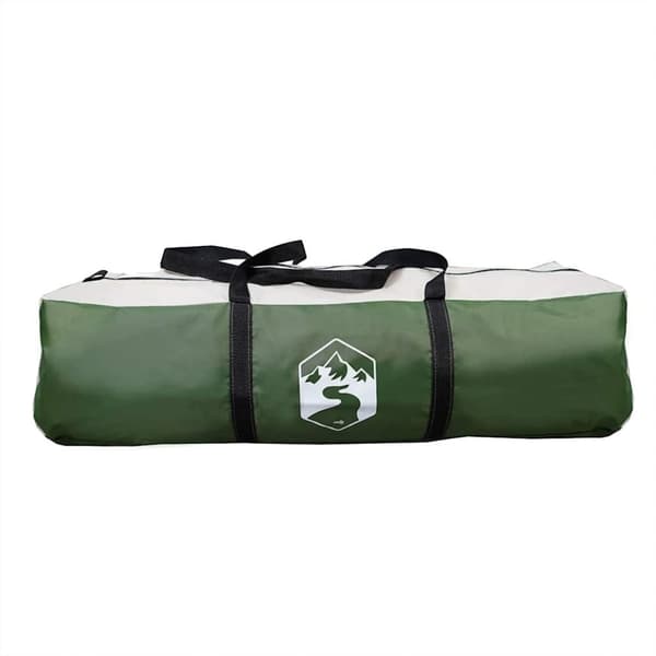 vidaXL Campingpresenning grønn 460x305x210 cm vanntett