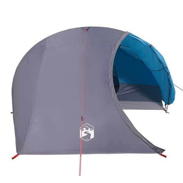 vidaXL 4-personers campingtelt vandtæt blå
