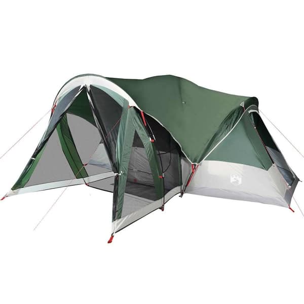 vidaXL 8-personers campingtelt vandtæt grøn