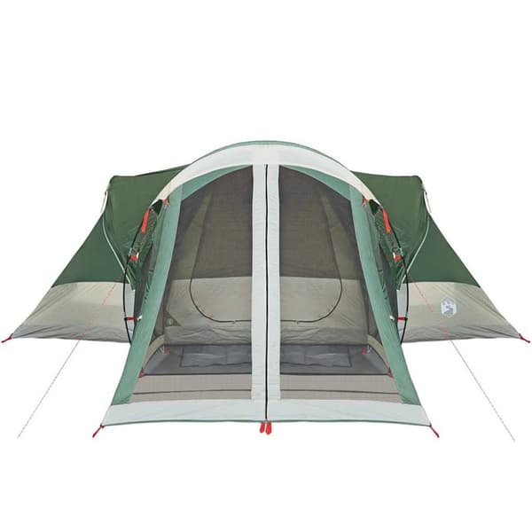 vidaXL 8-personers campingtelt vandtæt grøn
