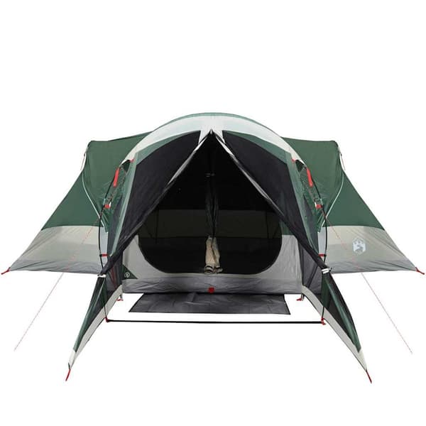 vidaXL 8-personers campingtelt vandtæt grøn