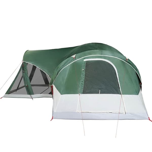 vidaXL 8-personers campingtelt vandtæt grøn