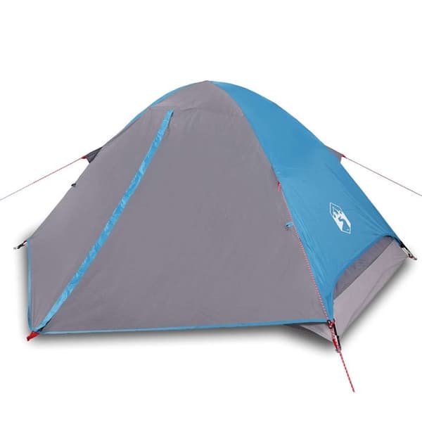 vidaXL 4-personers campingtelt vandtæt blå