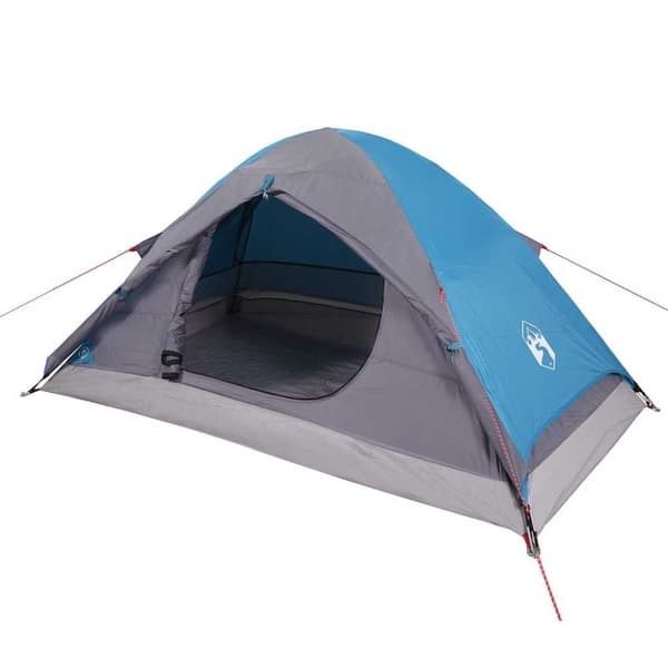 vidaXL 4-personers campingtelt vandtæt blå