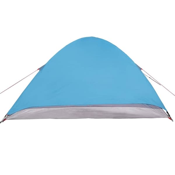 vidaXL 4-personers campingtelt vandtæt blå