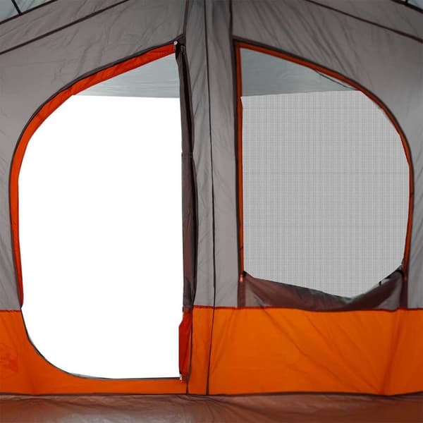 vidaXL 5-personers campingtelt vandtæt grå