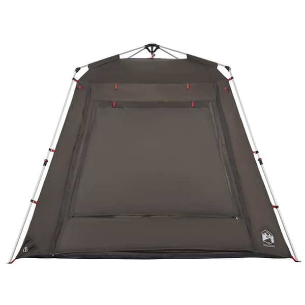 vidaXL 4-personers fisketelt quick release brun