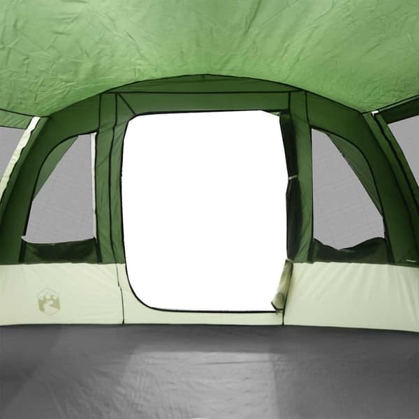 vidaXL Perheteltta tunneli 8 henkilölle vihreä vedenpitävä