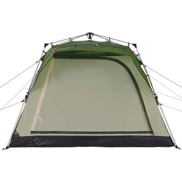 vidaXL Campingtält 4 personer grön snabbrest