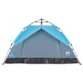 Miniatyrbilde 5 av 11: vidaXL Campingtelt 3 personer blå hurtigutløser
