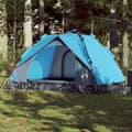 Miniatyrbilde 1 av 11: vidaXL Campingtelt 3 personer blå hurtigutløser